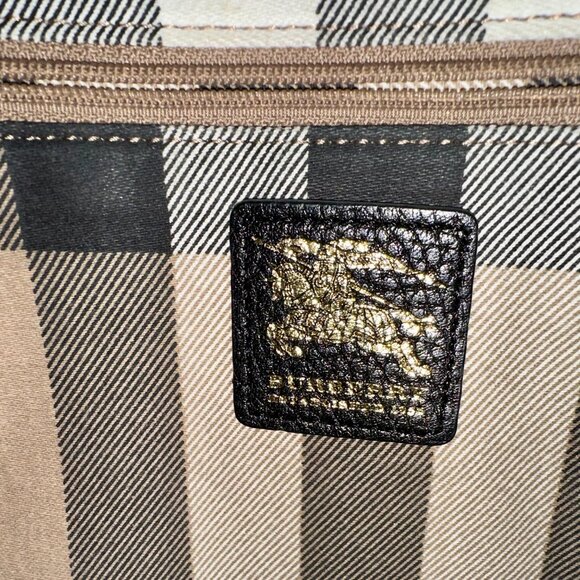 Black Canvas Leather Logo BSX Stowell Travel Tote Bag - Picture 10 of 16